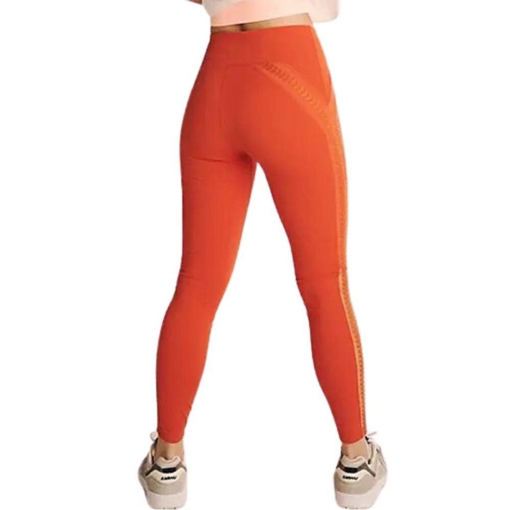 🆕 Free People Desert Renegade Leggings In Mandarin Red - Picture 5 of 6